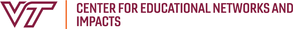 Virginia Tech Center for Educational Networks and Impacts Logo